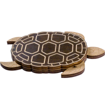 Lonjew Turtle Shaped Bead Organizer with Wooden Lid