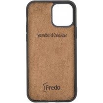 Fredo iPhone 12 Pro Max 6.7 "Leather Case" Secret Wallet "(Vintage Brown Croco)