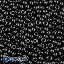 Preciosa Jewelry Making Round Seed Beads Size 10/0 100 Gram 3.5 Oz (Black)