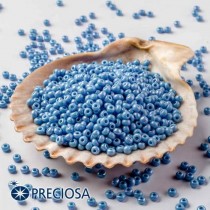 Preciosa 33119/64050/10 Jewelry Making Round Seed Beads Size 10/0 100 Gram 3.5 Oz (Blue)