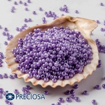 Preciosa 33119/17728/10 Jewelry Making Seed Beads Round Seed Beads Size 10/0 100 Gram 3.5 Oz (Purple)