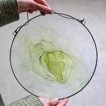 Lonjew Alcohol Ink - Minimalist Fluid Art (Green)
