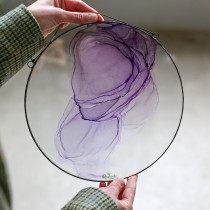 Lonjew Alcohol Ink - Minimalist Fluid Art (Purple)
