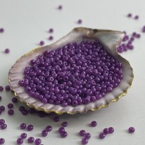 Preciosa 33119001/17328/11 Seed Bead Jewelry Making Round Size-11/0, 100 Gram, 3.5 Oz Purple