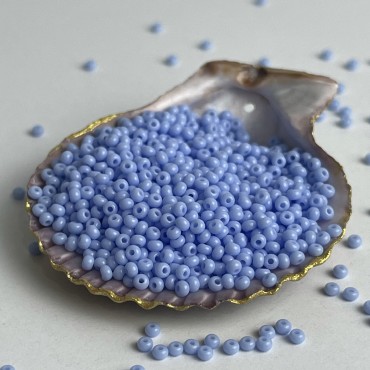 Preciosa 31119001/63020/11 Seed Bead Jewelry Making Round Size-11/0, 100 Gram, 3.5 Oz Light Blue