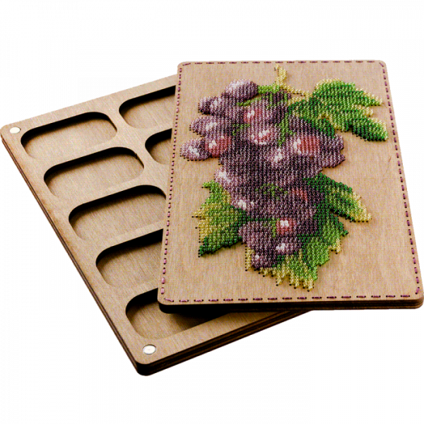 Lonjew Grape Patterned Cover Organizer for Beaded Embroidery LLZB-072 