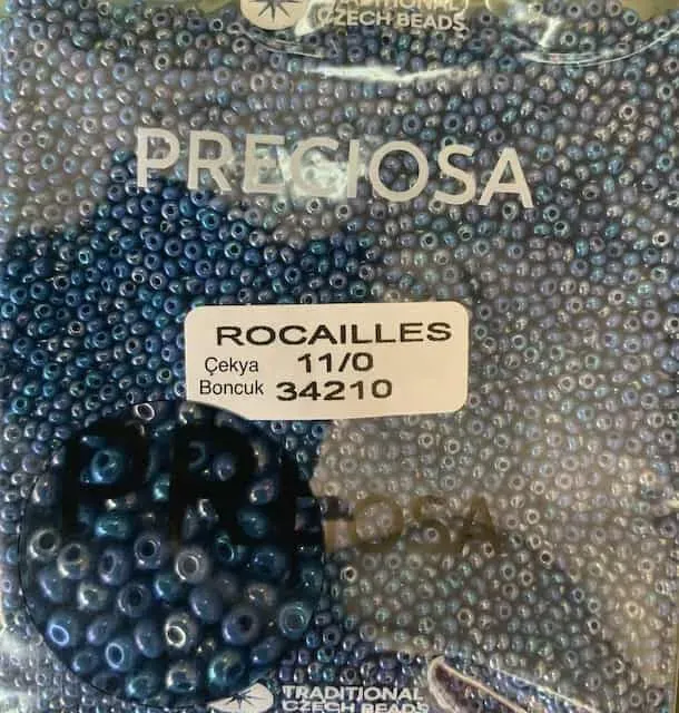 Preciosa Round Seed Beads 34210 11/0 3.5 Oz