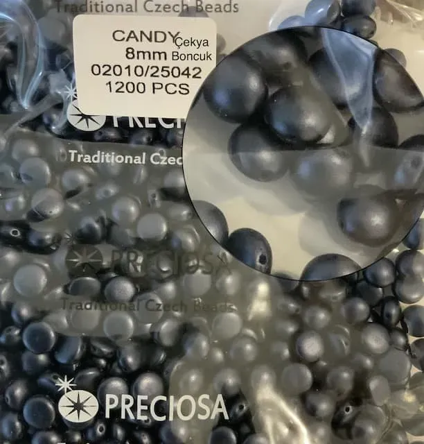 Preciosa Candy Beads 8mm 02010-25042 50 Pcs