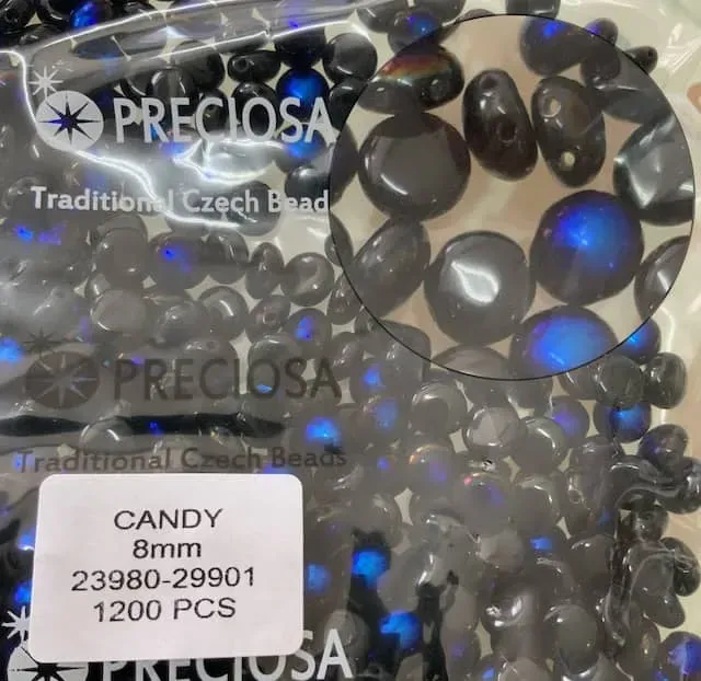 Preciosa Candy Beads 8mm 23980-29901 50 Pcs