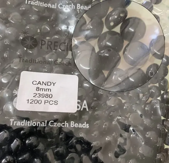Preciosa Candy Beads 8mm 23980 50 Pcs