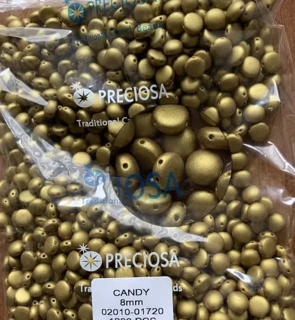 Preciosa Candy Beads 8mm 02010-01720 50 Pcs