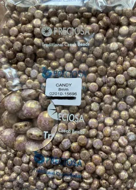 Preciosa Candy Beads 8mm 02010-15696 50 Pcs