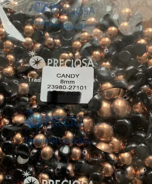 Preciosa Candy Beads 8mm 23980-27101 50 Pcs