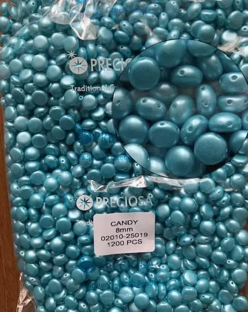 Preciosa Candy Beads 8mm 02010-25019 50 Pcs