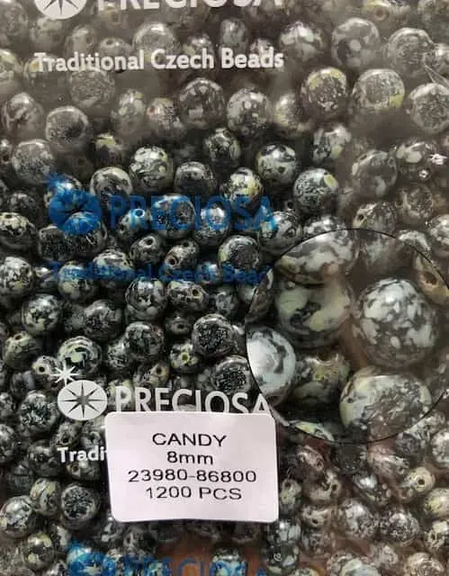 Preciosa Candy Beads 8mm 23980-86800 50 Pcs
