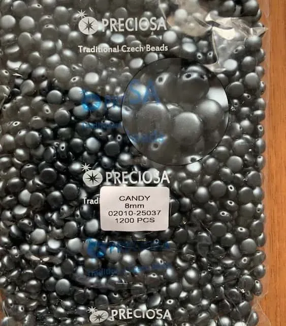 Preciosa Candy Beads 8mm 02010-25037 50 Pcs