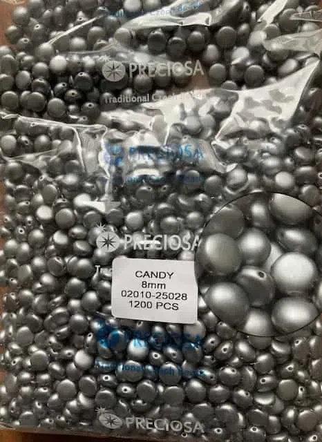 Preciosa Candy Beads 8mm 02010-25028 50 Pcs