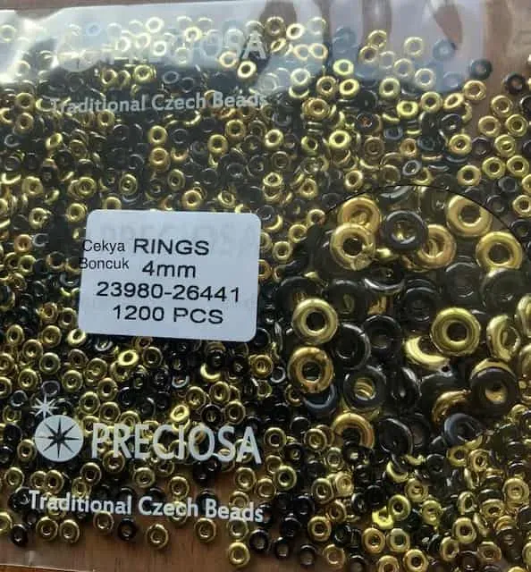 Preciosa Ring Beads 23980-26441 4mm 200 Pcs