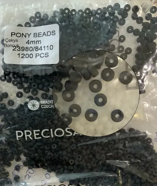Preciosa Ring Beads 23980-84110 4mm 200 Pcs