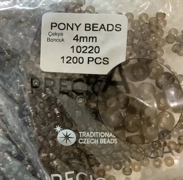 Preciosa Pony Beads 10220 4mm  200 Pcs