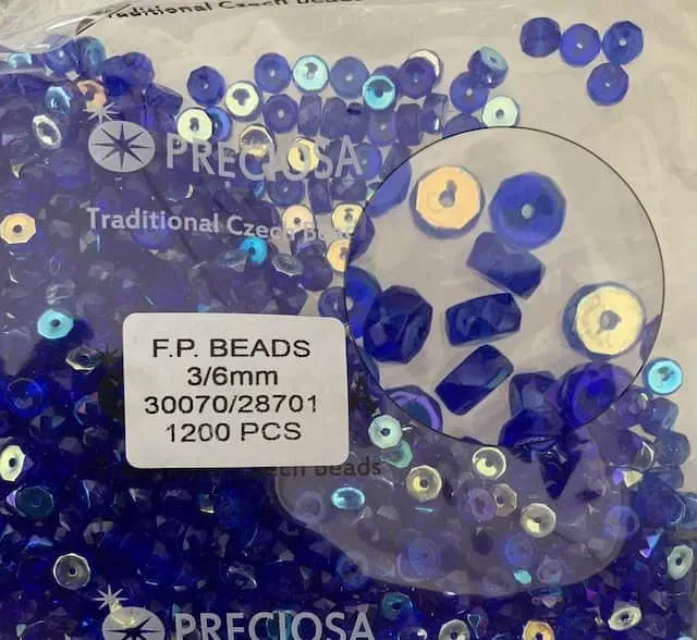Preciosa Rondelle Beads 30070-28701 3/6mm 100 Pcs