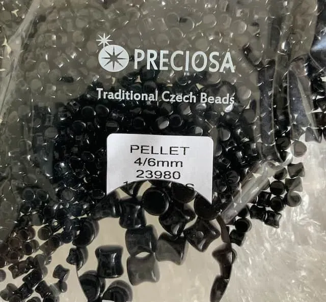Preciosa Pellet Beads 23980 4/6mm 200 Pcs