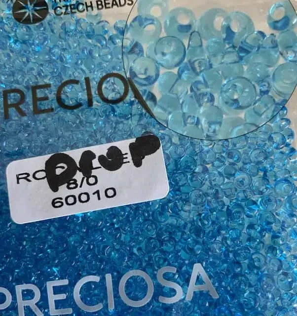 Preciosa Drops Beads 60010 8/0 3.5 Oz