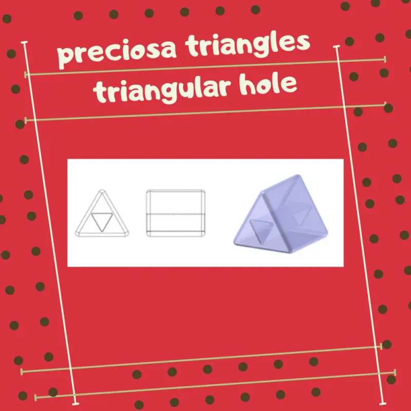 Preciosa Triangle Beads 17020 2.5x2.5mm 3.5 oz Matte 2