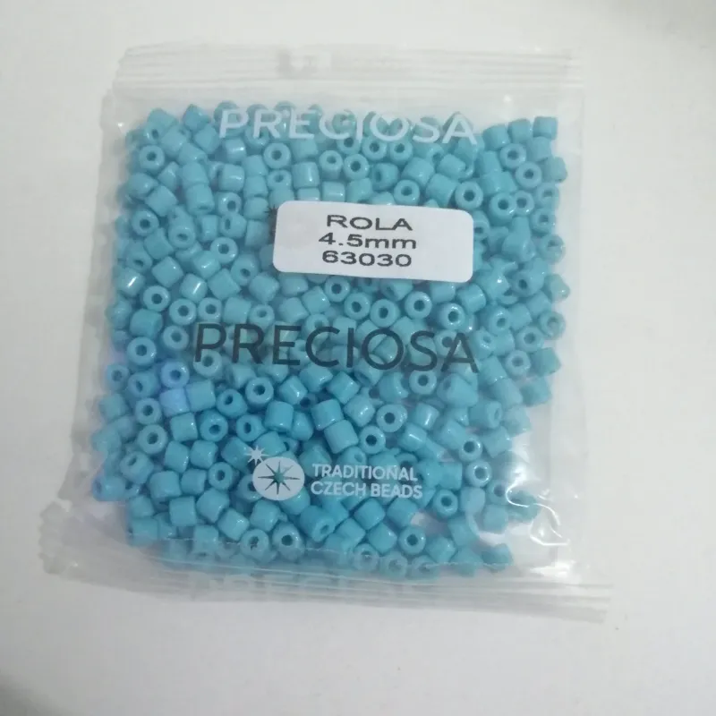 Preciosa Rola Beads 63030 4.5mm 3.5 Oz