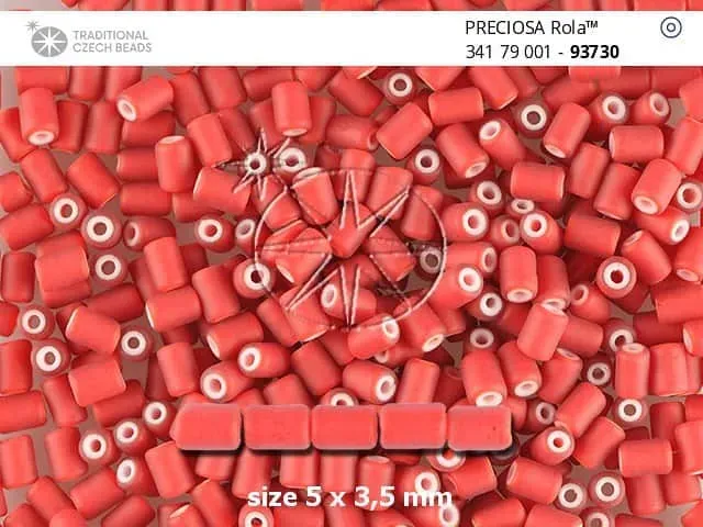 Preciosa Rola Beads 93730 5x3.5mm 3.5 Oz