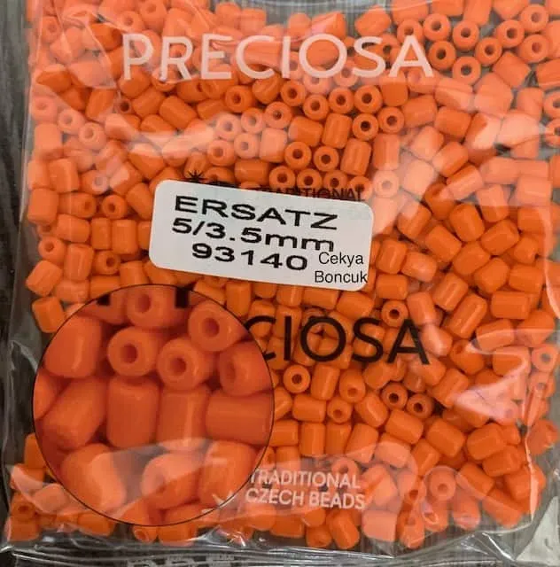 Preciosa Rola Beads 93140 5x3.5mm 3.5 Oz