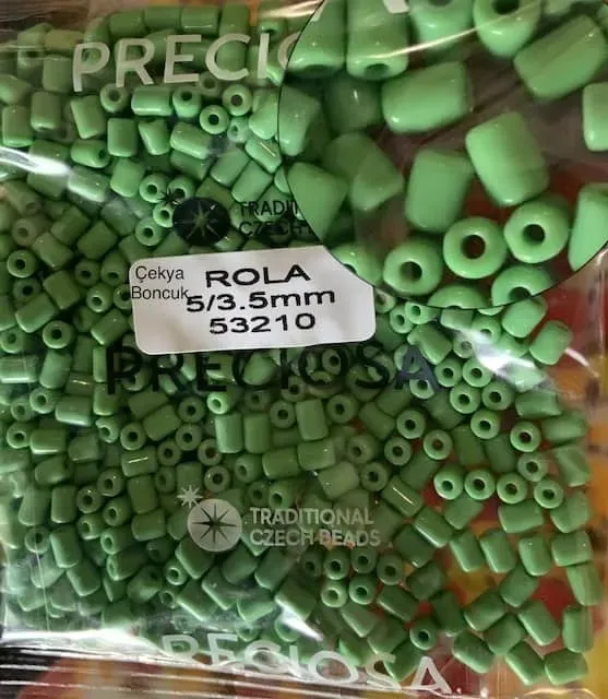 Preciosa Rola Beads 53210 5x3.5mm 3.5 Oz