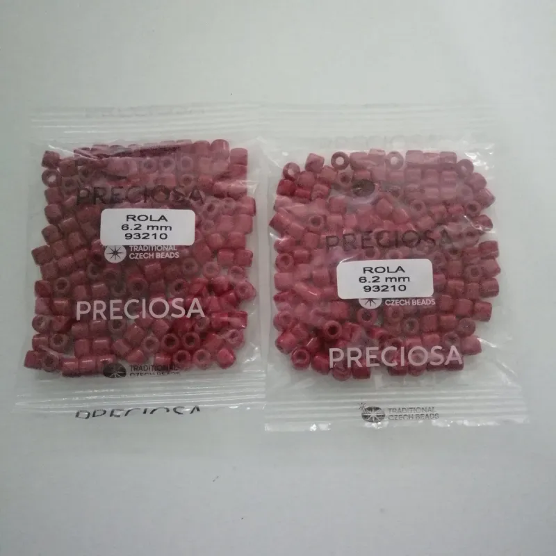 Preciosa Rola Beads 93210 6.2mm 3.5 Oz 3