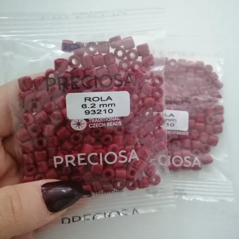 Preciosa Rola Beads 93210 6.2mm 3.5 Oz 5