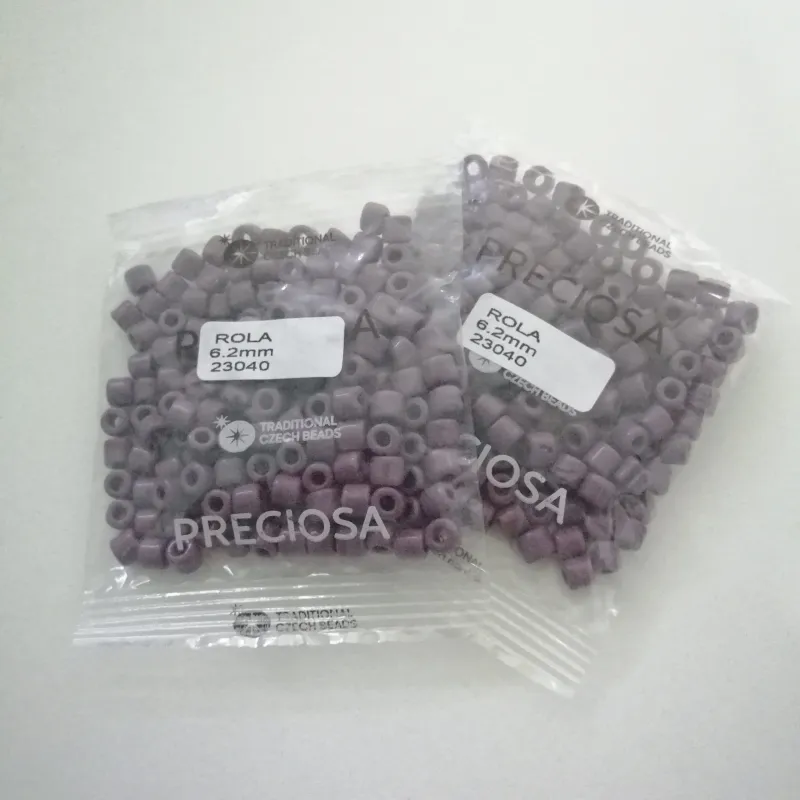 Preciosa Rola Beads 23040 6.2mm 3.5 Oz 4