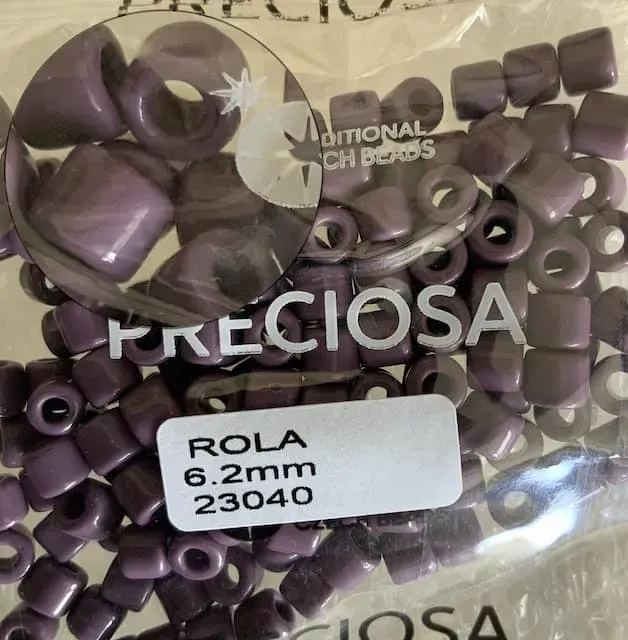 Preciosa Rola Beads 23040 6.2mm 3.5 Oz 9