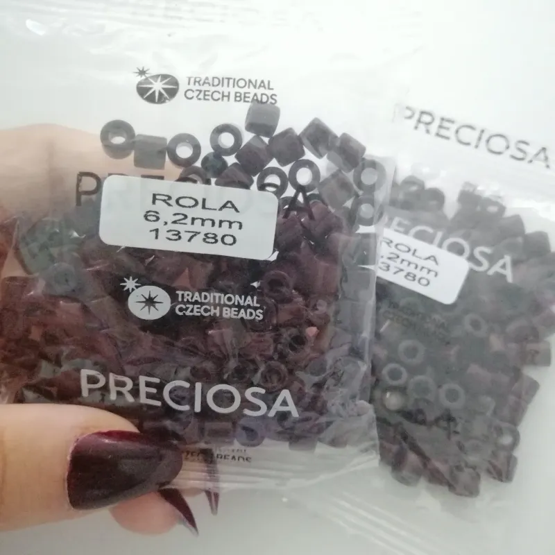 Preciosa Rola Beads 13780 6.2mm 3.5 Oz 2