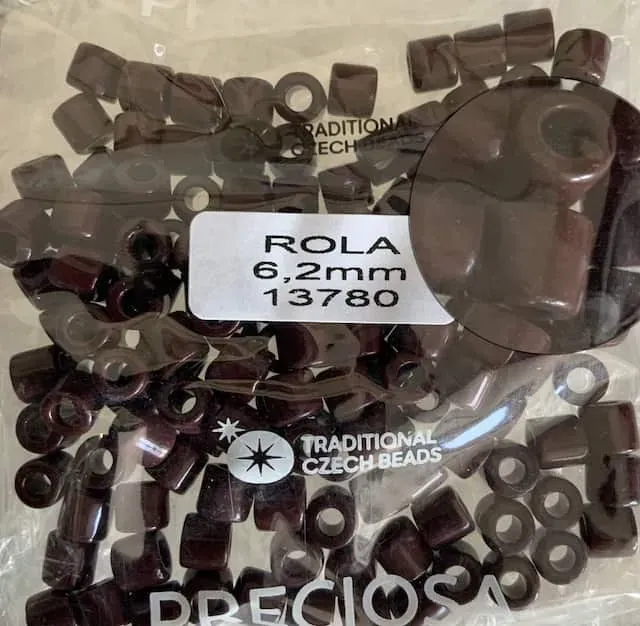 Preciosa Rola Beads 13780 6.2mm 3.5 Oz 7
