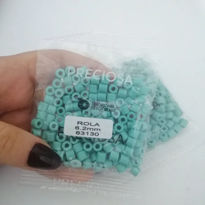 Preciosa Rola Beads 63130 6.2mm 3.5 Oz 2