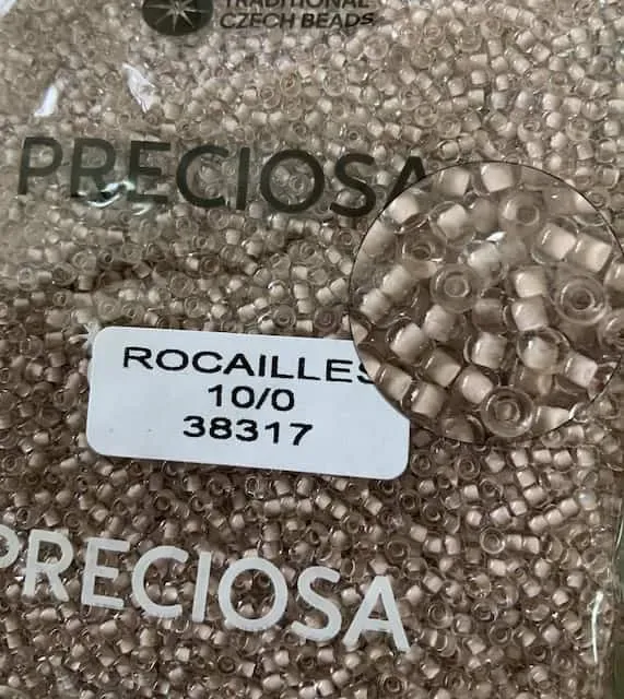 Preciosa Round Seed Beads 38317 10/0 3.5 Oz 2