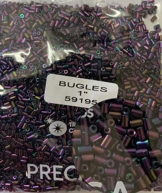 Preciosa Bugles Beads 59195 1" 3.5 Oz