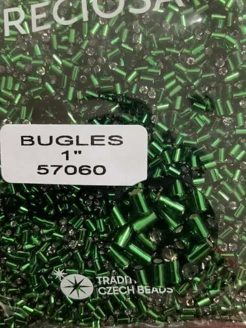 Preciosa Bugles Beads 57060 1" 3.5 Oz