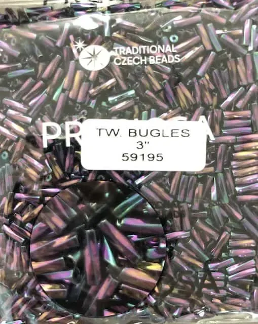 Preciosa Twisted Bugles Beads 59195 3" 3.5 Oz