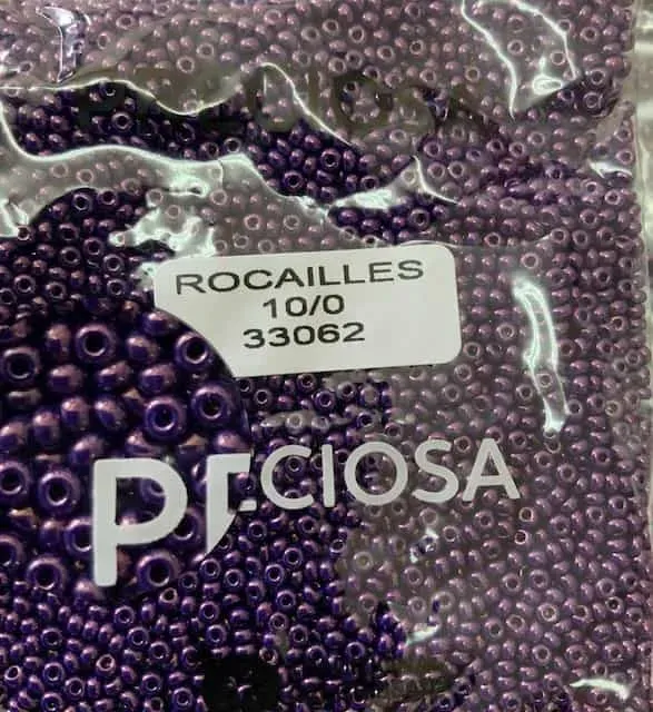 Preciosa Round Seed Beads 33062 10/0 3.5 Oz