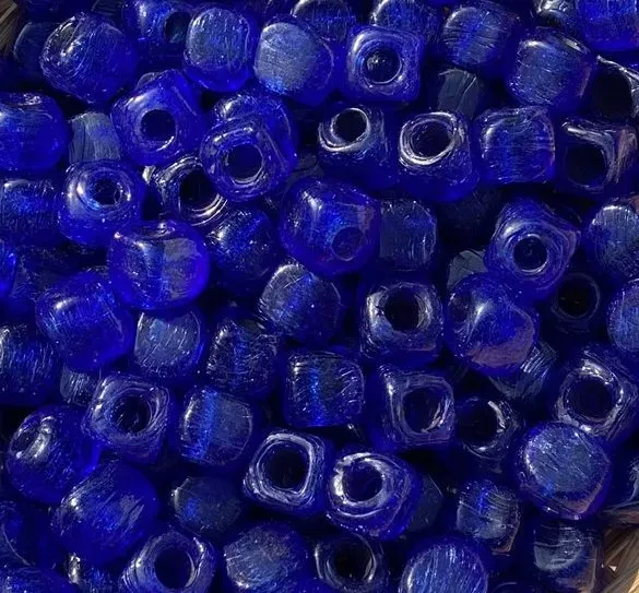 Lonjew Handmade Square Glass Beads Yellow Color HM1016 10Pcs 10mm