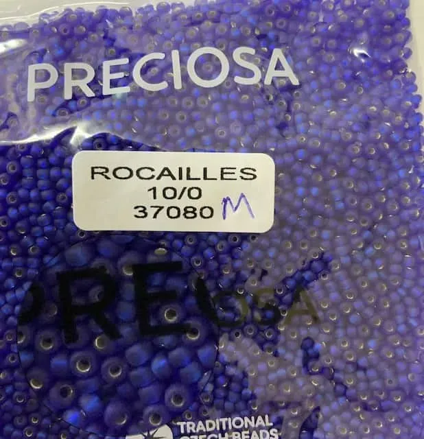 Preciosa Round Seed Beads 37080 10/0 3.5 Oz 3