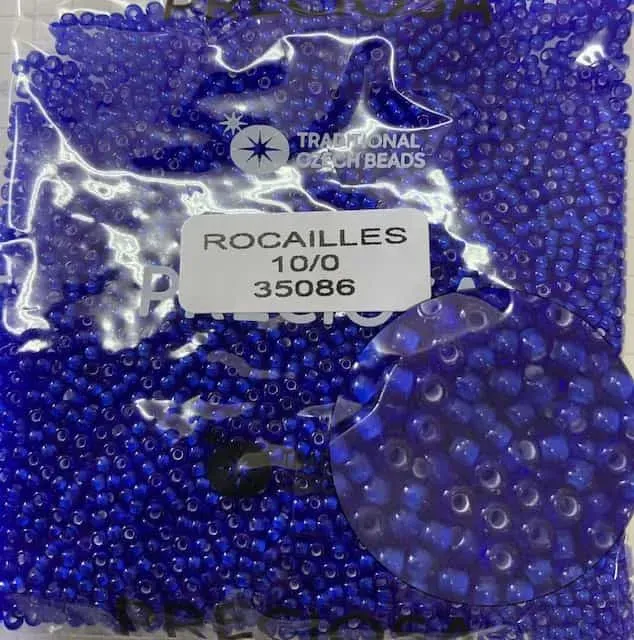 Preciosa Round Seed Beads 35086 10/0 3.5 Oz