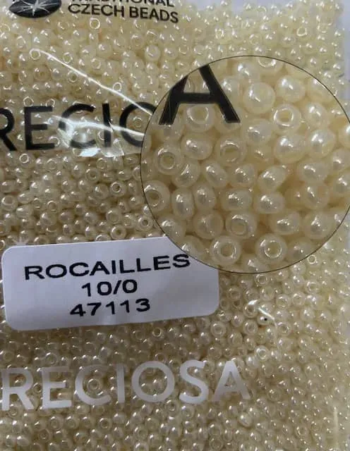 Preciosa Round Seed Beads 47113 10/0 3.5 Oz 3