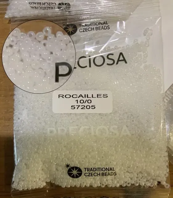 Preciosa Round Seed Beads 57205 10/0 3.5 Oz 3