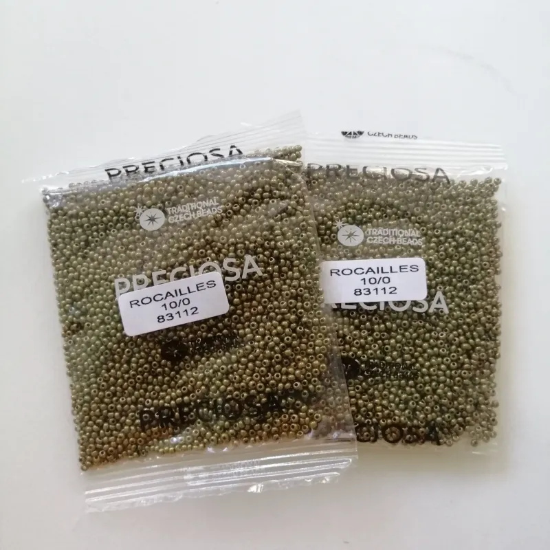 Preciosa Round Seed Beads 83112 10/0 25 gr. 0.8 Oz 2